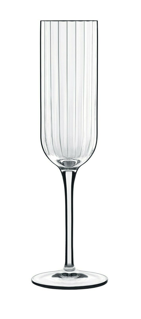 Luigi Bormioli: Bach Champagne Flute Glasses 210ML - 4 Pack