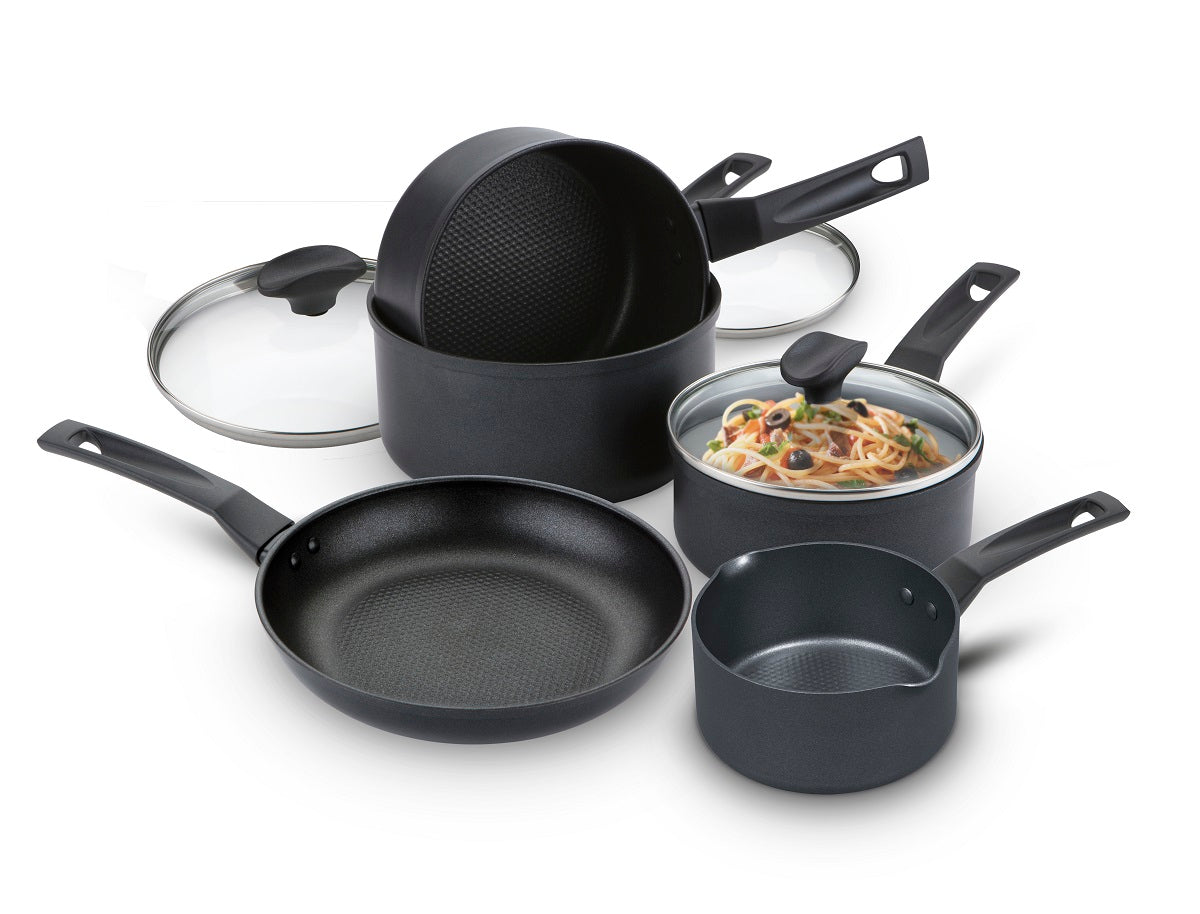 Prestige: Ultimate Non-Stick Kitchen Set: Frying Pans, Saucepans & Lids, Wok & Microwave Containers - 13 Pieces