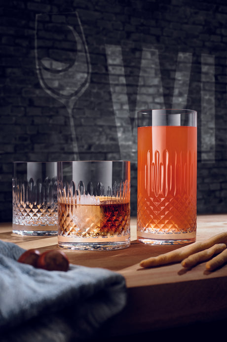 Luigi Bormioli: Diamante Hi Ball Glasses 480ML - 4 Pack