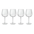 Elegant balloon glasses for burgundy wine or gin cocktails