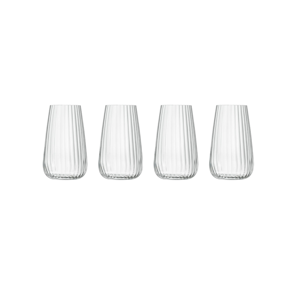 Luigi Bormioli: Optica Stemless Wine Glasses 570ML - 4 Pack