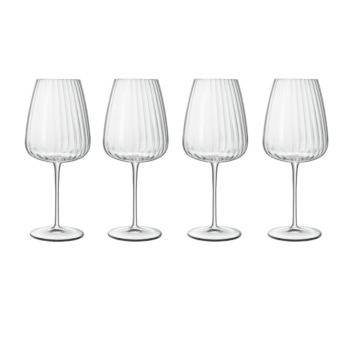 Luigi Bormioli: Optica Bordeaux Red Wine Glasses 700ML - 4 Pack