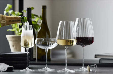 Luigi Bormioli: Optica Bordeaux Red Wine Glasses 700ML - 4 Pack