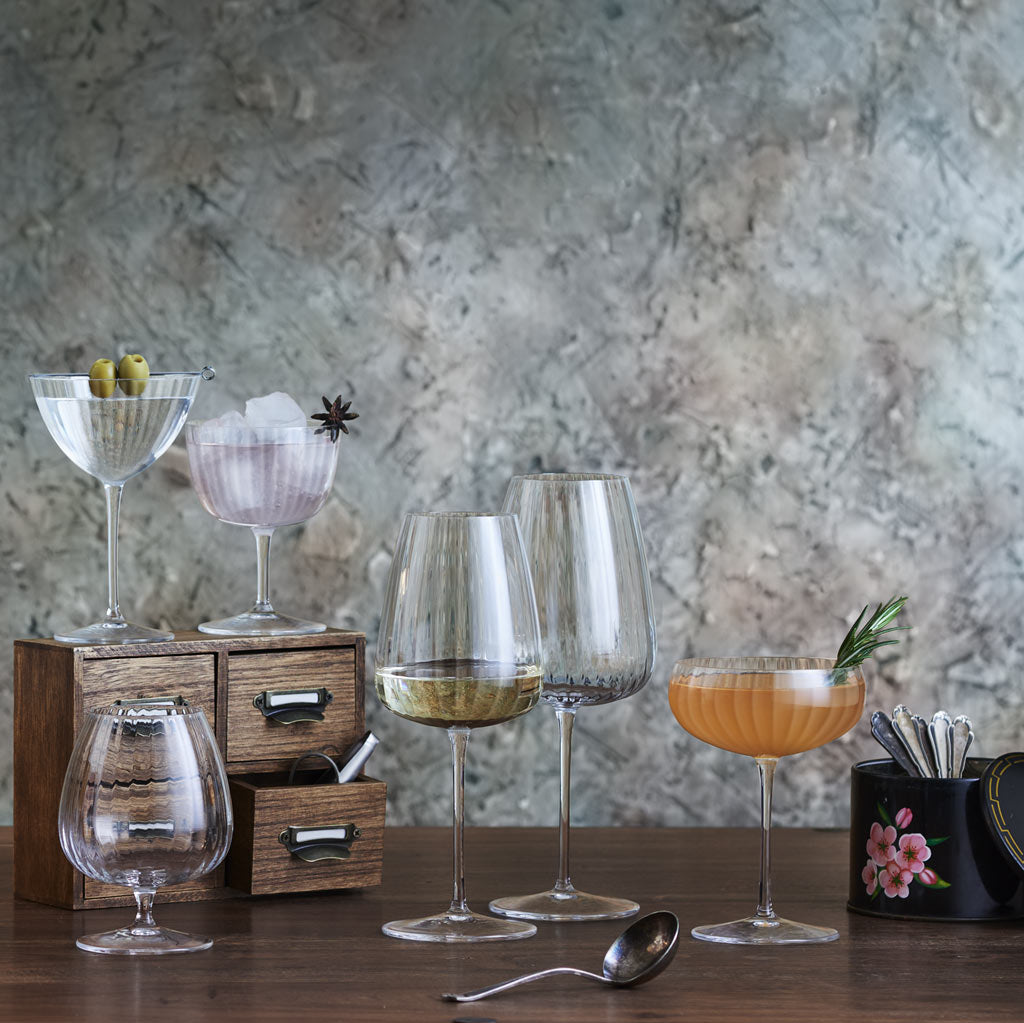 Luigi Bormioli: Optica Martini Glasses: 220ML - 4 Pack
