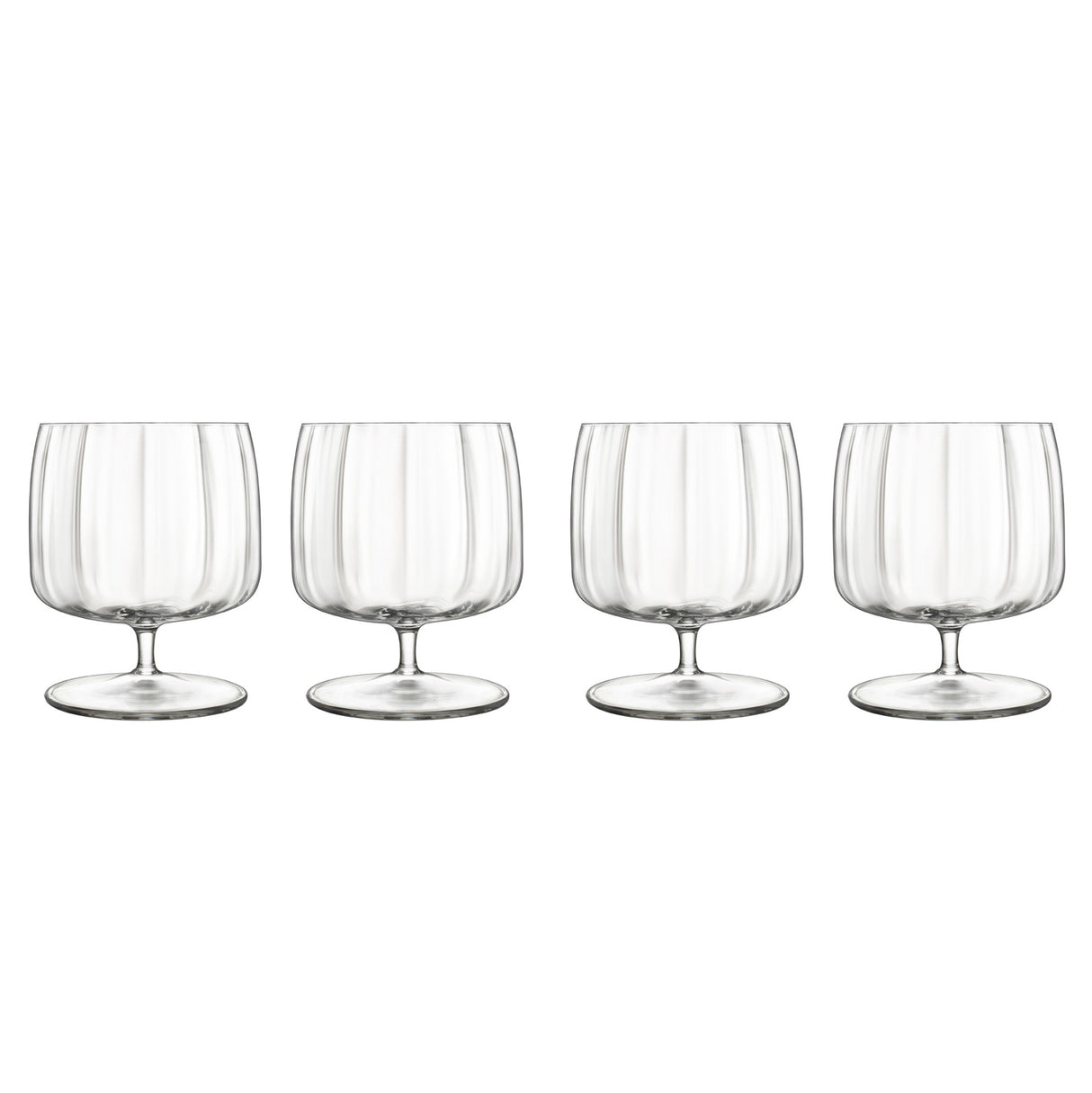 Luigi Bormioli Jazz Rum Cocktail Glasses, 465ml x 4