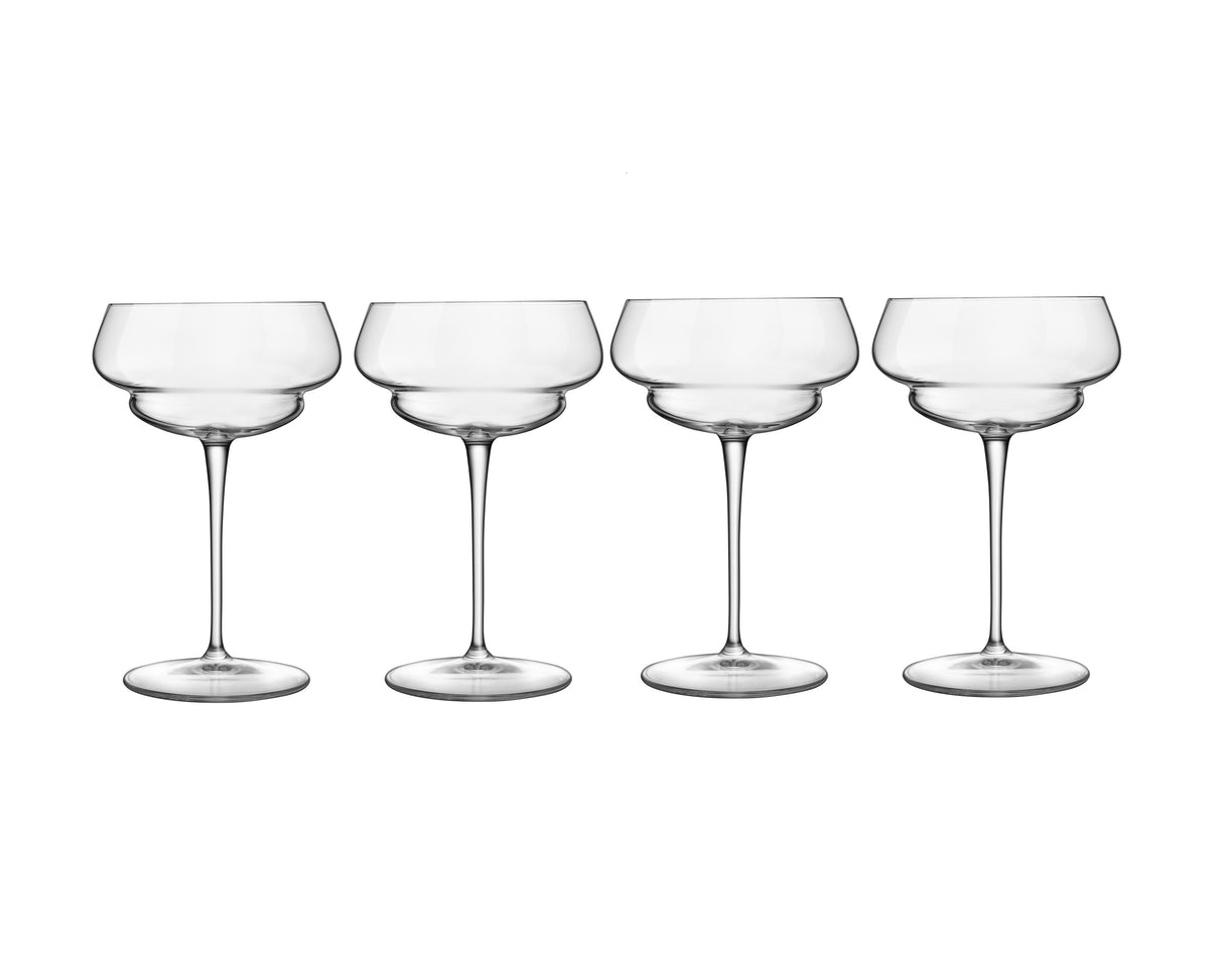 Luigi Bormioli Backdoor '20s Great Gatsby Glasses, 300ml x 4