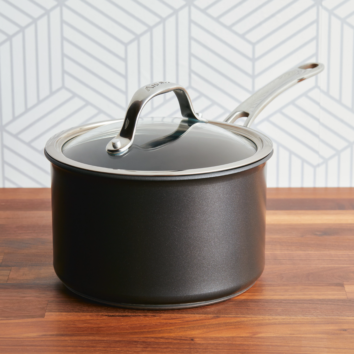 Anolon X SearTech: Non-Stick Saucepan & Lid - 18cm