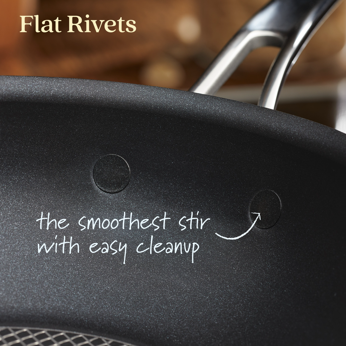 Anolon X SearTech: Non-Stick Wok & Lid