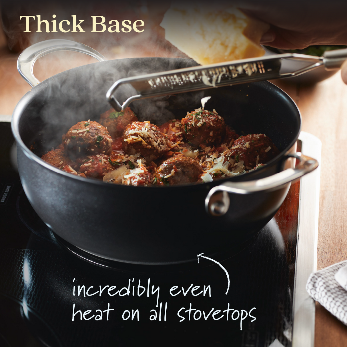 Anolon X SearTech: Non-Stick Casserole Pan & Lid