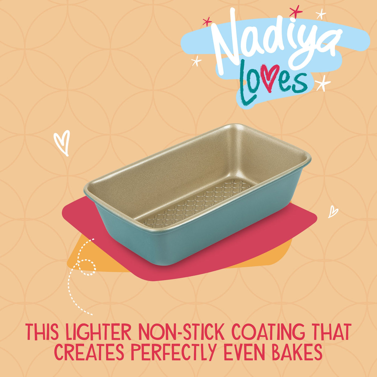 Prestige Loaf Tin in Teal Dishwasher Safe Non Stick Bread Pan - 9 x 5"