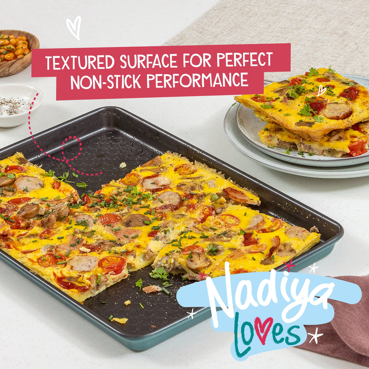 Prestige Oven Tray Set Carbon Steel Rectangular Bakeware - Pack of 2