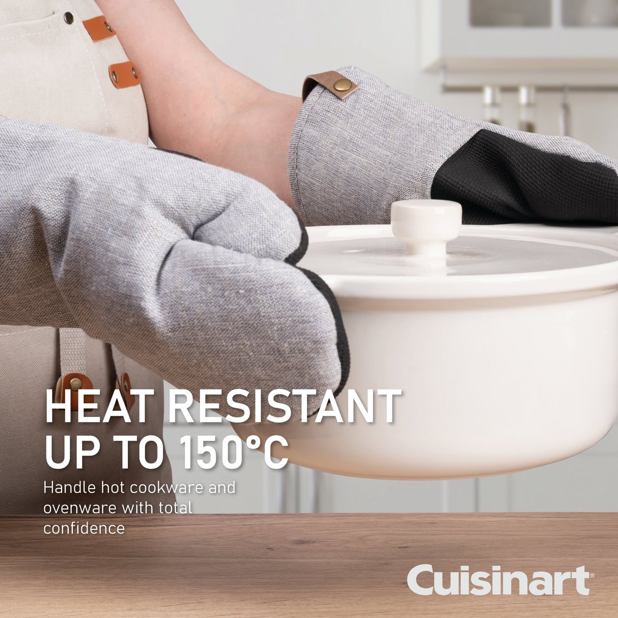 Cuisinart Neoprene Oven Mitt, 2 Piece - Grey