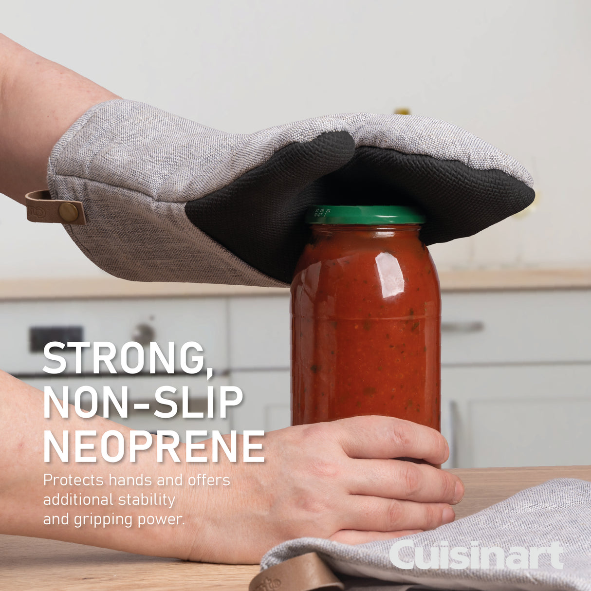 Cuisinart Neoprene Oven Mitt, 2 Piece - Grey