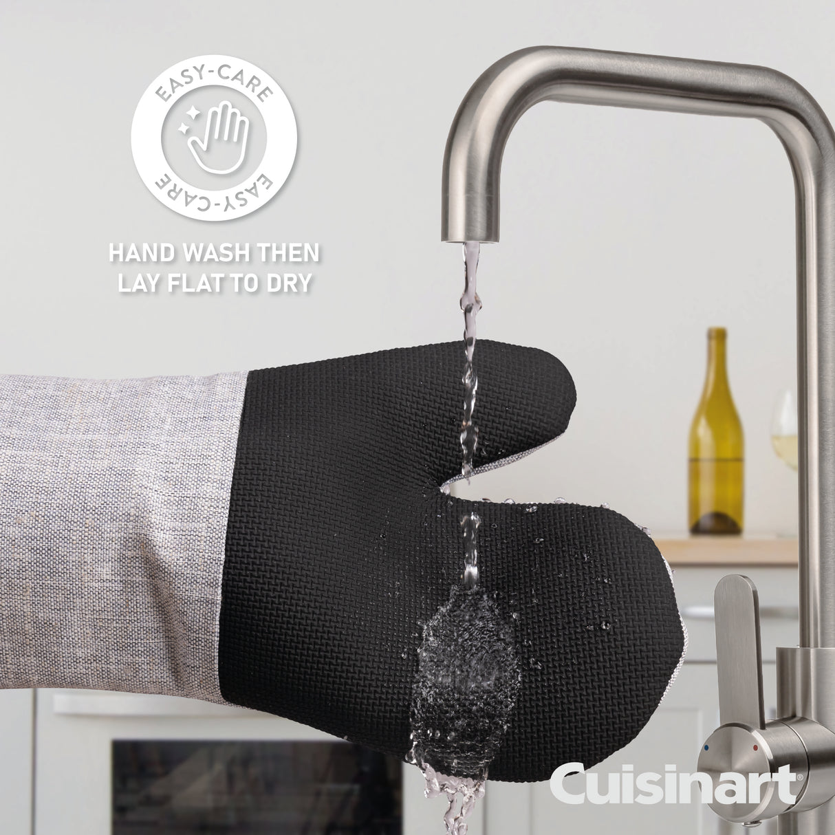 Cuisinart Neoprene Oven Mitt, 2 Piece - Grey