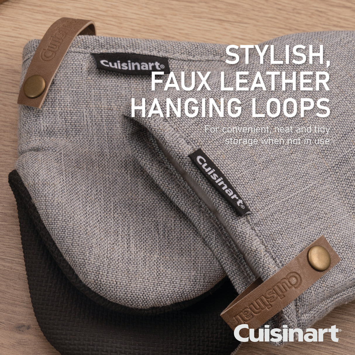 Cuisinart Neoprene Mini Mitt, 2 Piece - Grey