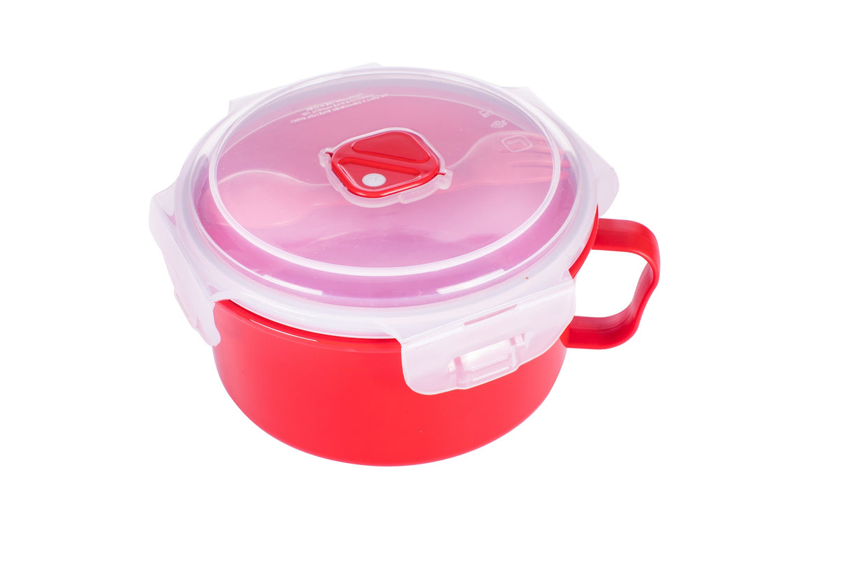 Good2Heat Plus Microwave Cookware Bowl with Spork, 900ml