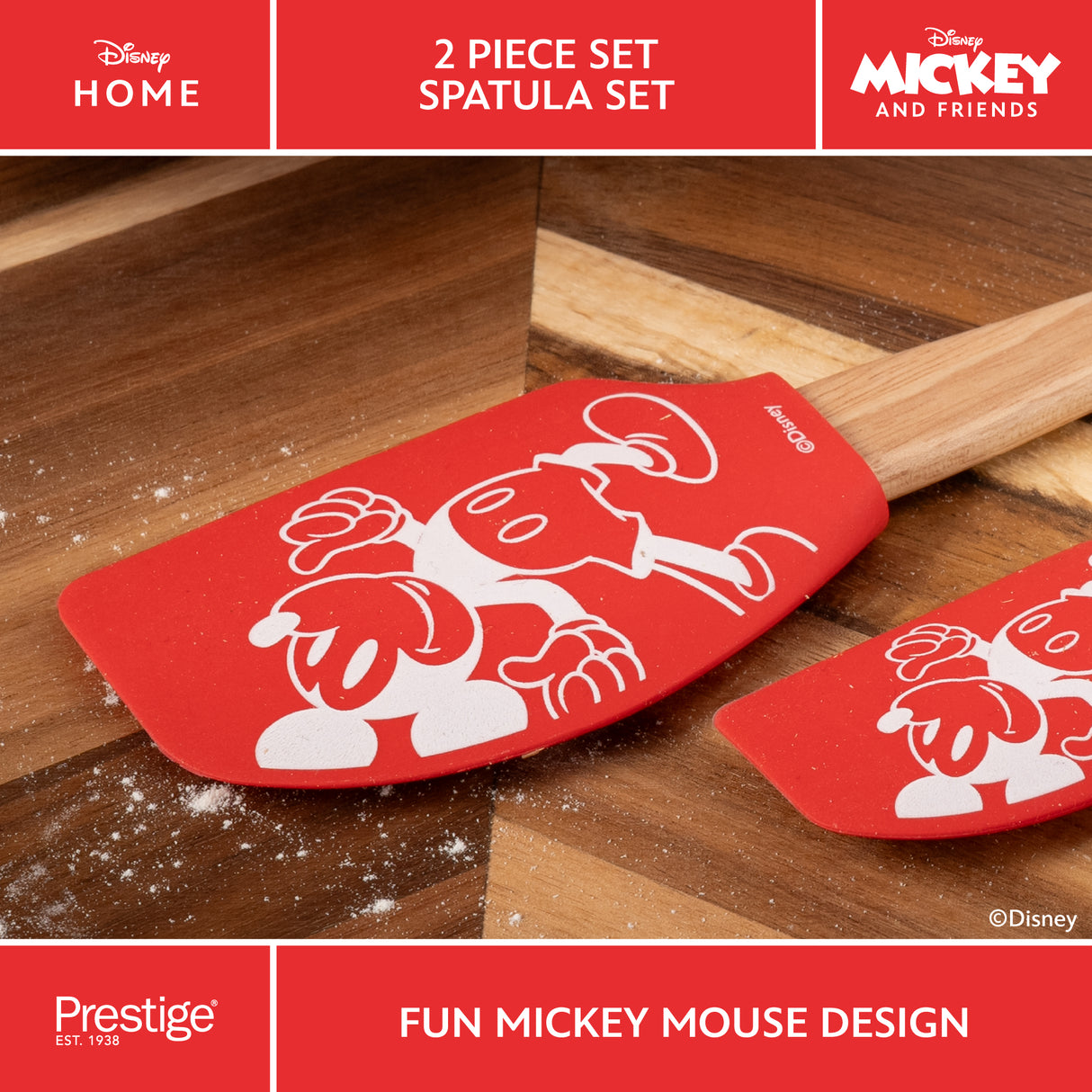 Prestige Disney Pancake Mini & Me Spatula Set - 2 Pieces