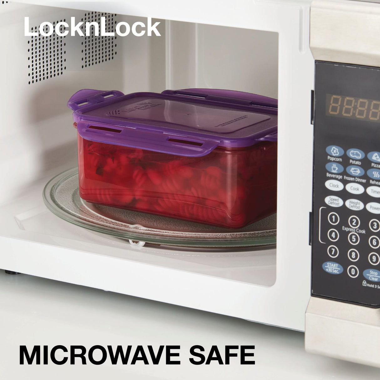 LocknLock Rectangular Eco Food Containers with Lids, 5 x 1L