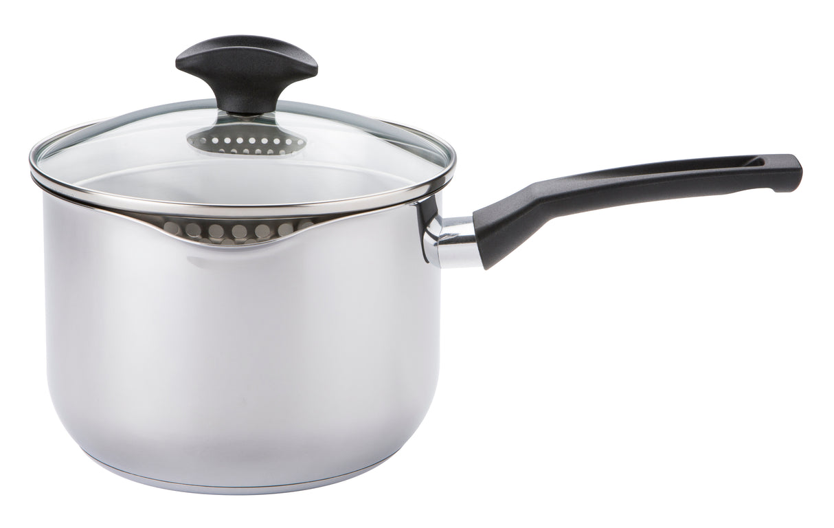 Prestige: Cook & Strain Stainless Steel Saucepan Set - 3 Pieces