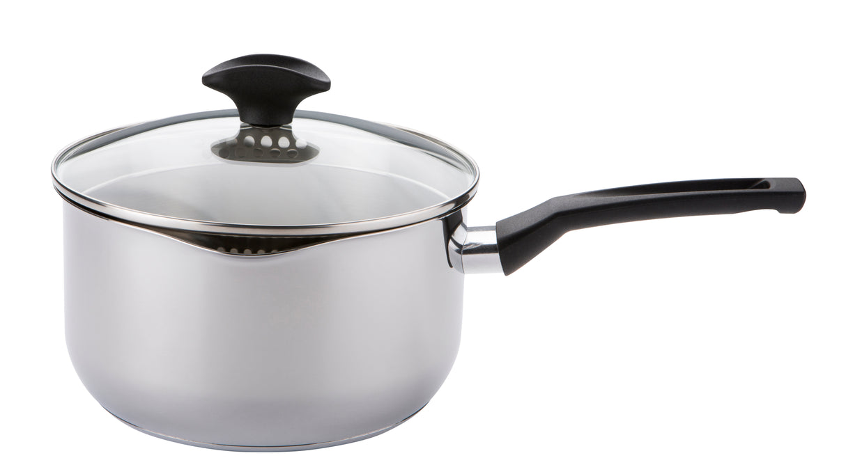 Prestige: Cook & Strain Stainless Steel Saucepan Set - 3 Pieces