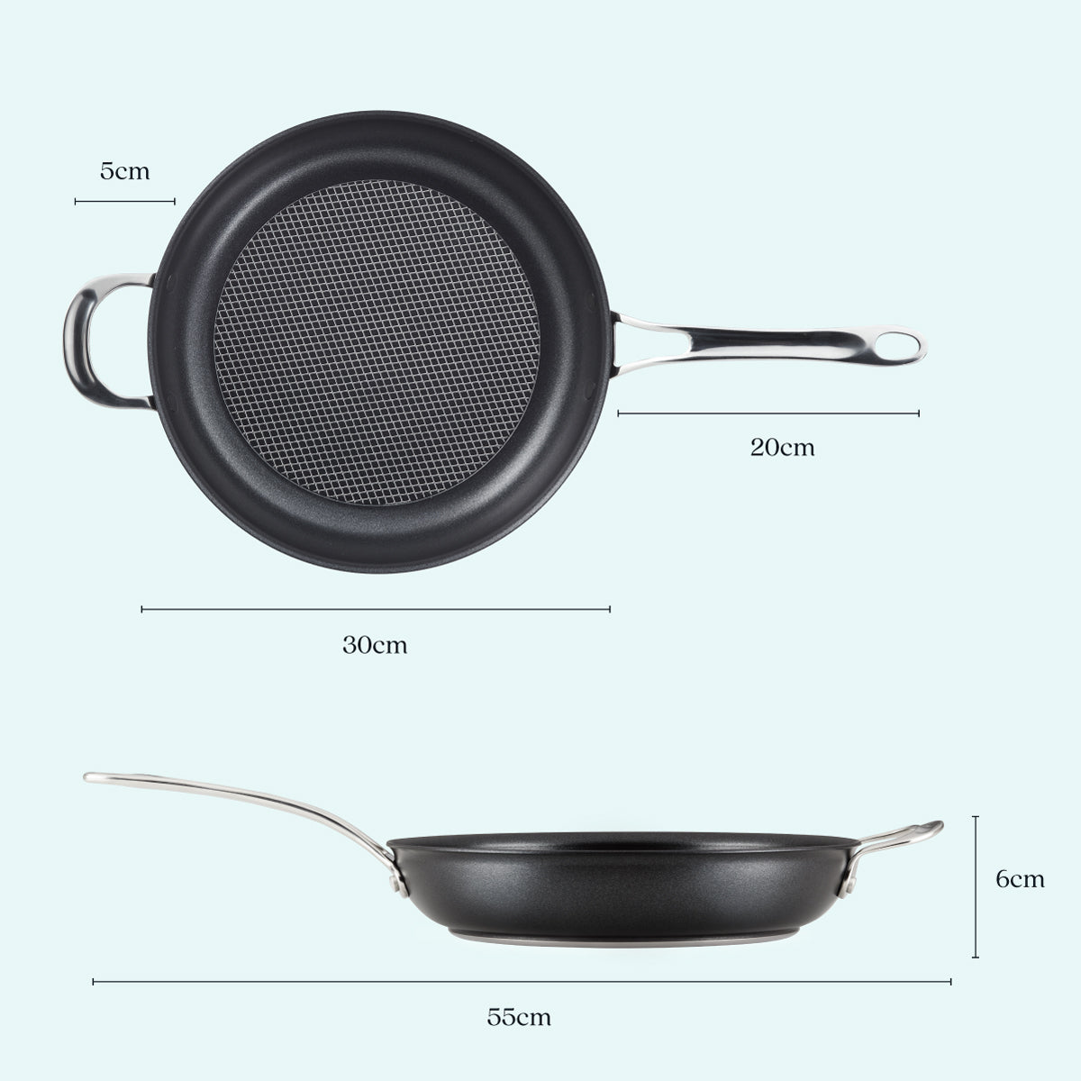 Anolon X SearTech: Non-Stick Frying Pan - 21cm