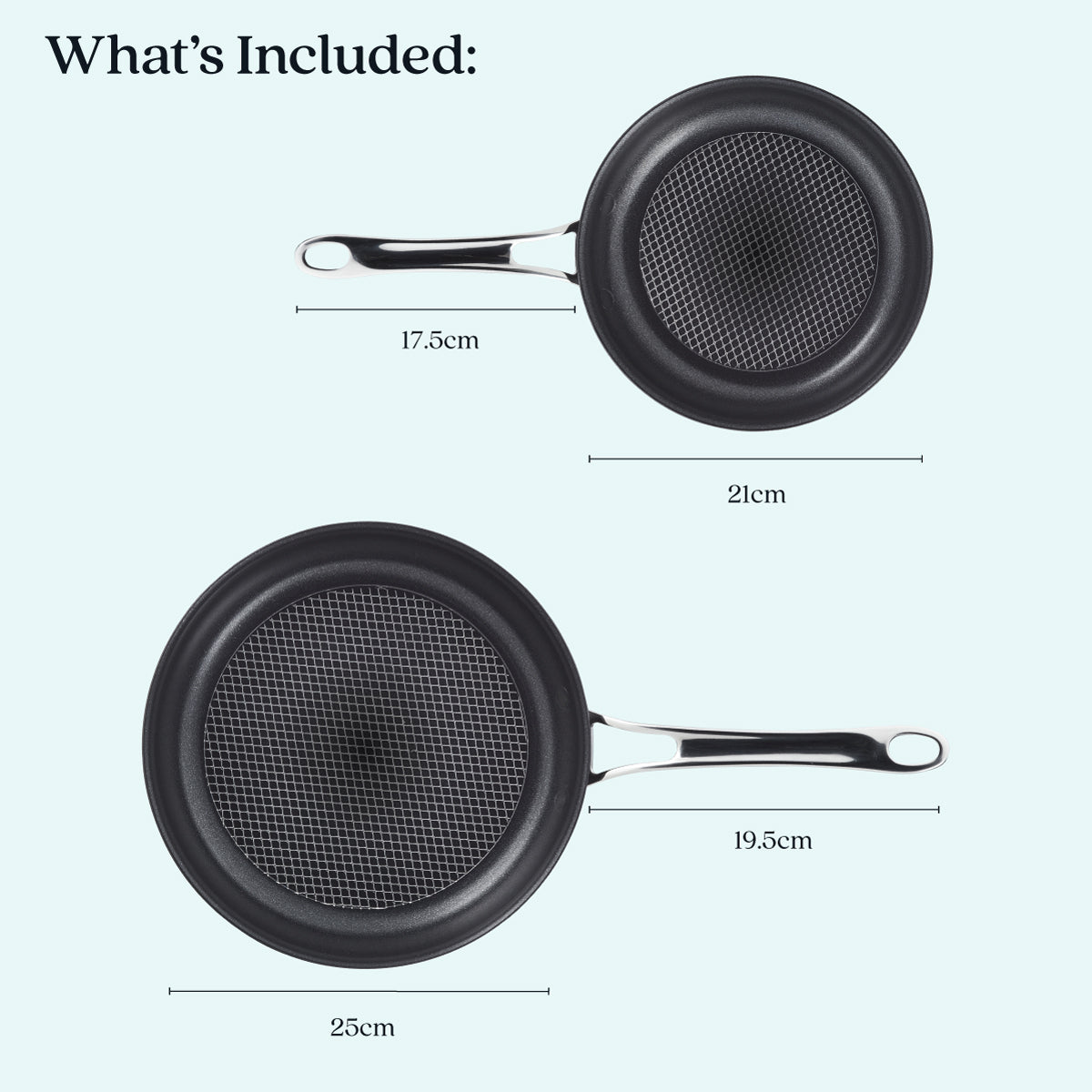 Anolon X SearTech: Non-Stick Frying Pan Set