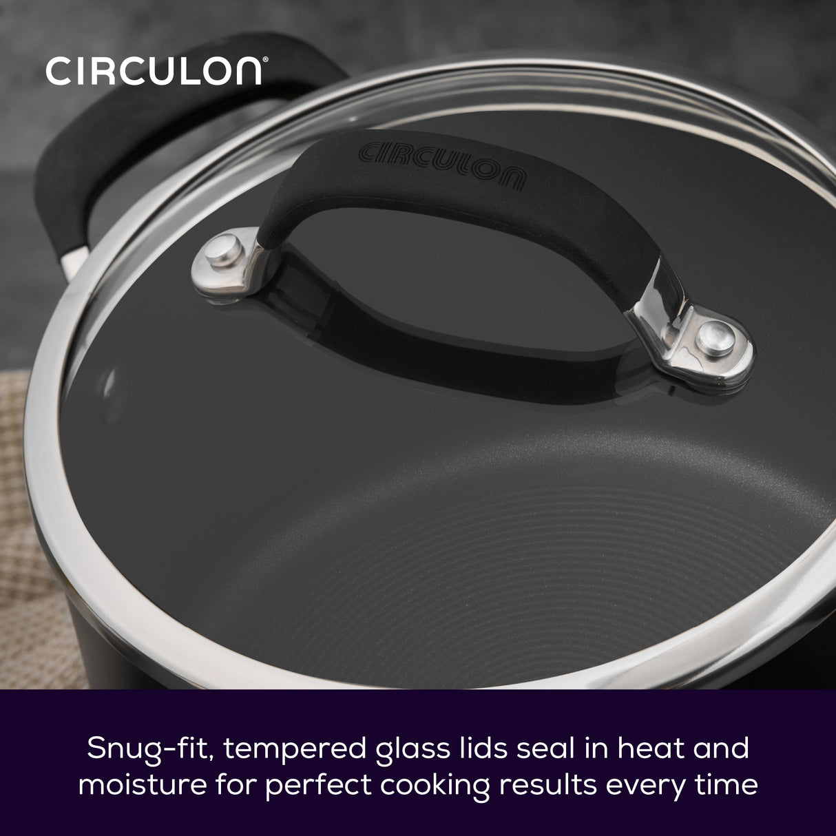 Circulon Premier Professional Pots and Pans Set Non Stick Cookware - Pack of 5