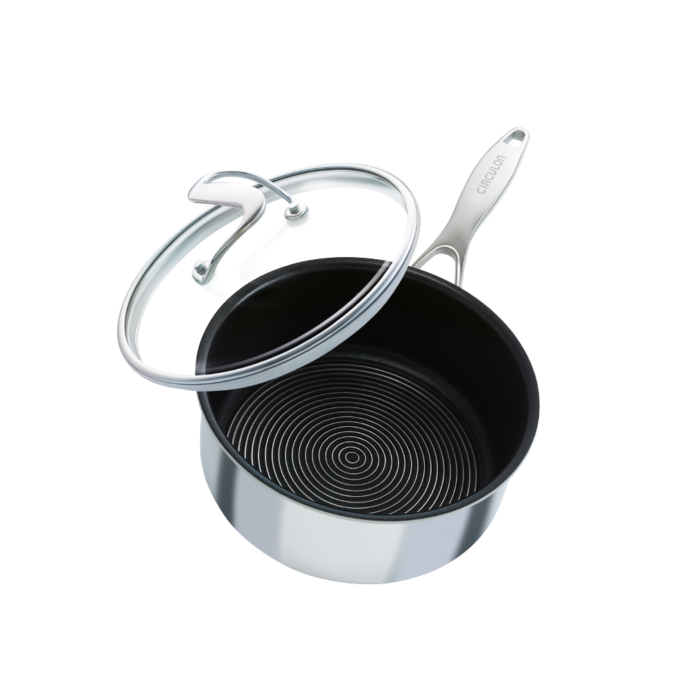 Circulon C Series Stainless Steel Saucepan, 18cm/1.9L