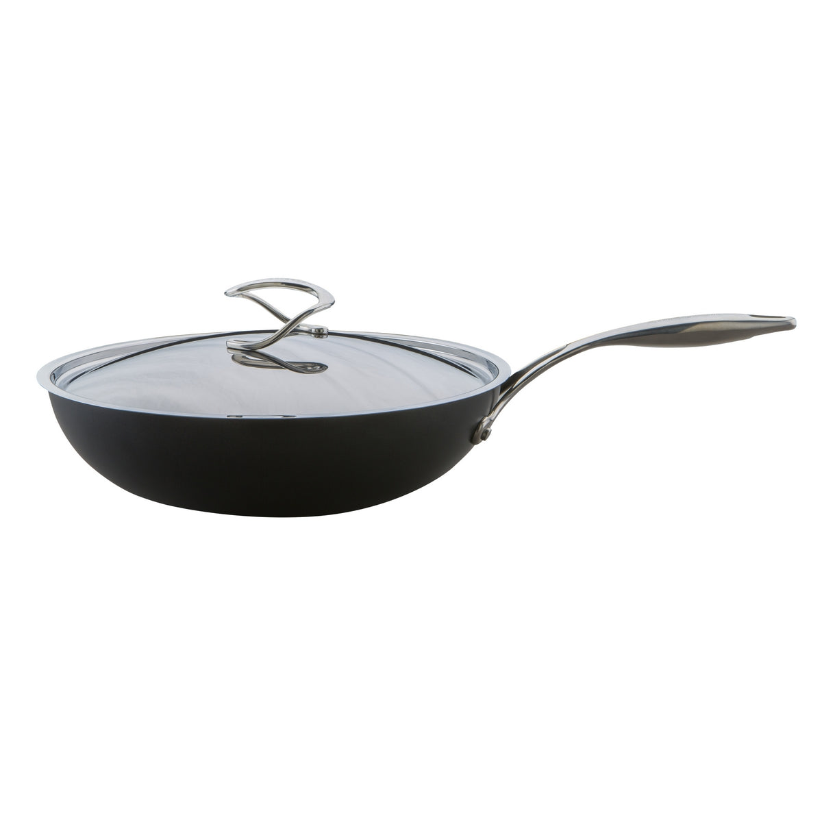 Circulon Style Non-Stick Induction Wok With Lid - 30cm