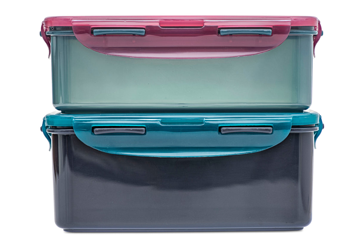 LocknLock Eco Food Container Set Rectangular Lunch Storage Boxes - Pack of 2