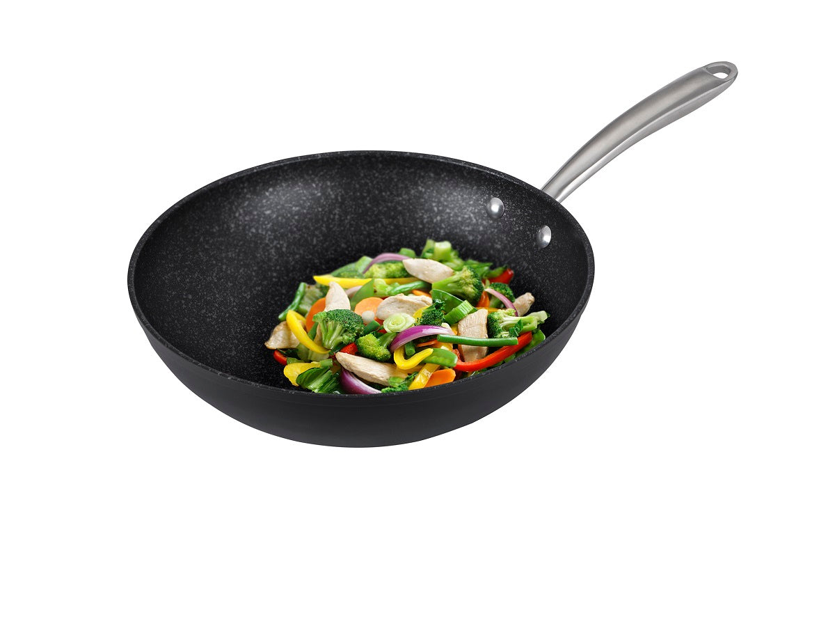 Prestige Scratch Guard: Non-Stick Stir Fry Wok - 29cm