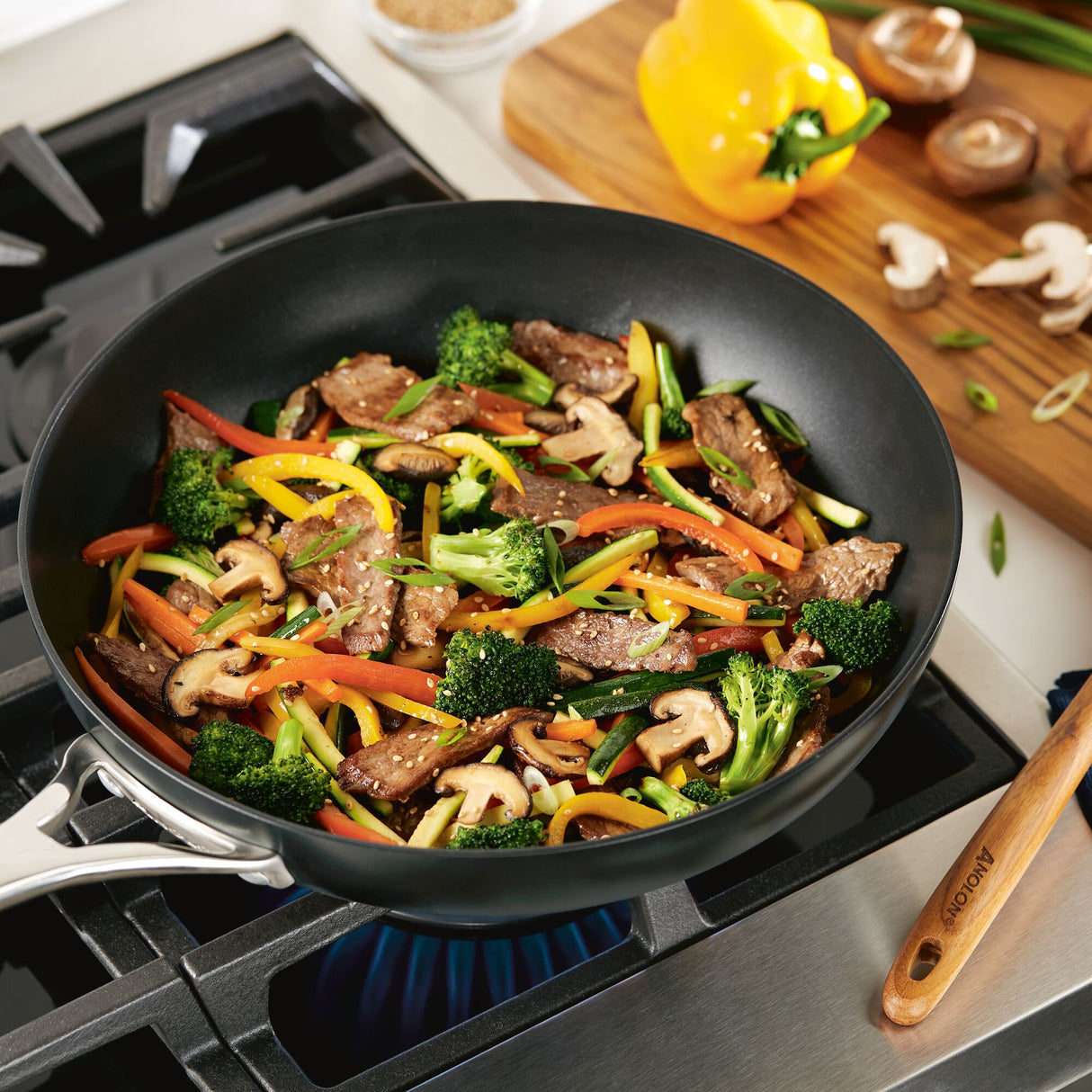 Anolon: Nouvelle Copper Luxe Frying Pans - Twin Pack