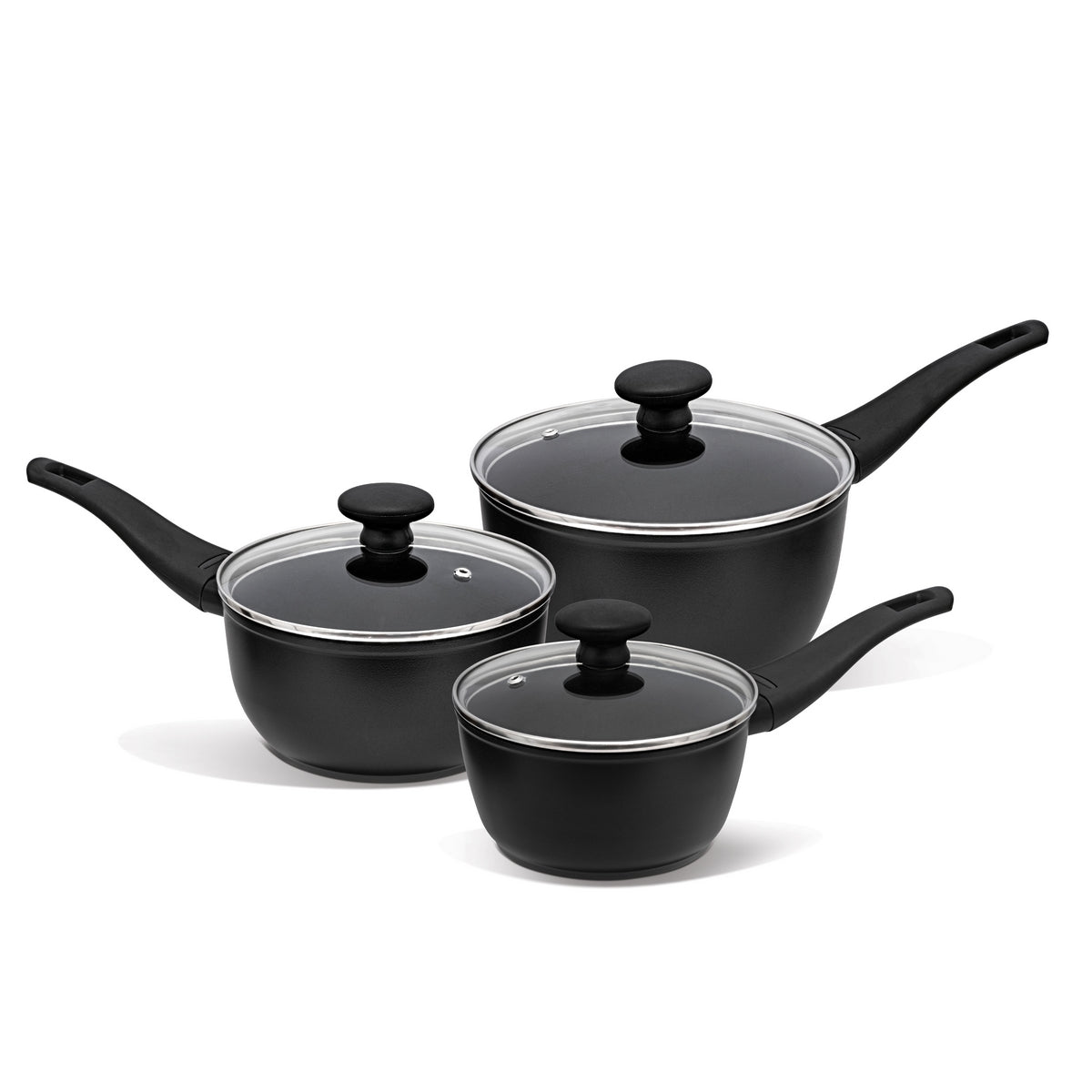 Prestige Thermo Smart Heat Indicator: Non-Stick Saucepan & Lid Set - 3 Piece