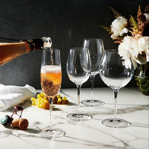 Luigi Bormioli: Crescendo Champagne Flute Glasses 235ML - 4 Pack