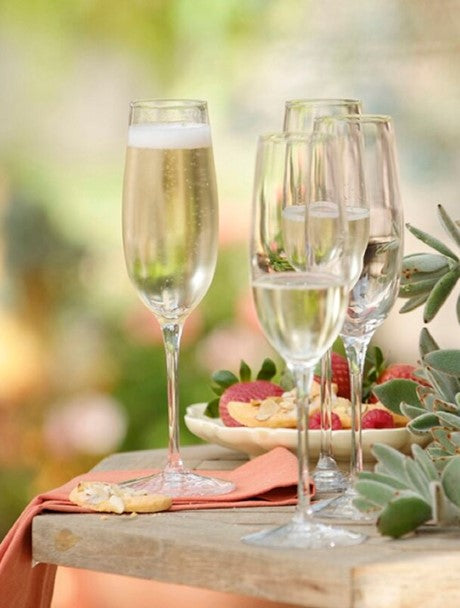Luigi Bormioli: Crescendo Champagne Flute Glasses 235ML - 4 Pack