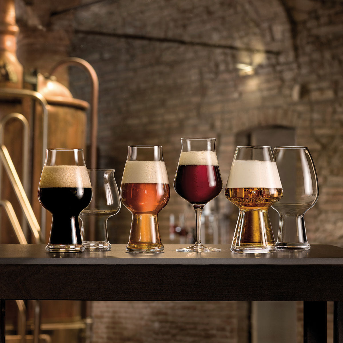 Luigi Bormioli: Birrateque Craft Beer Glass Gift Set - 6 Pack