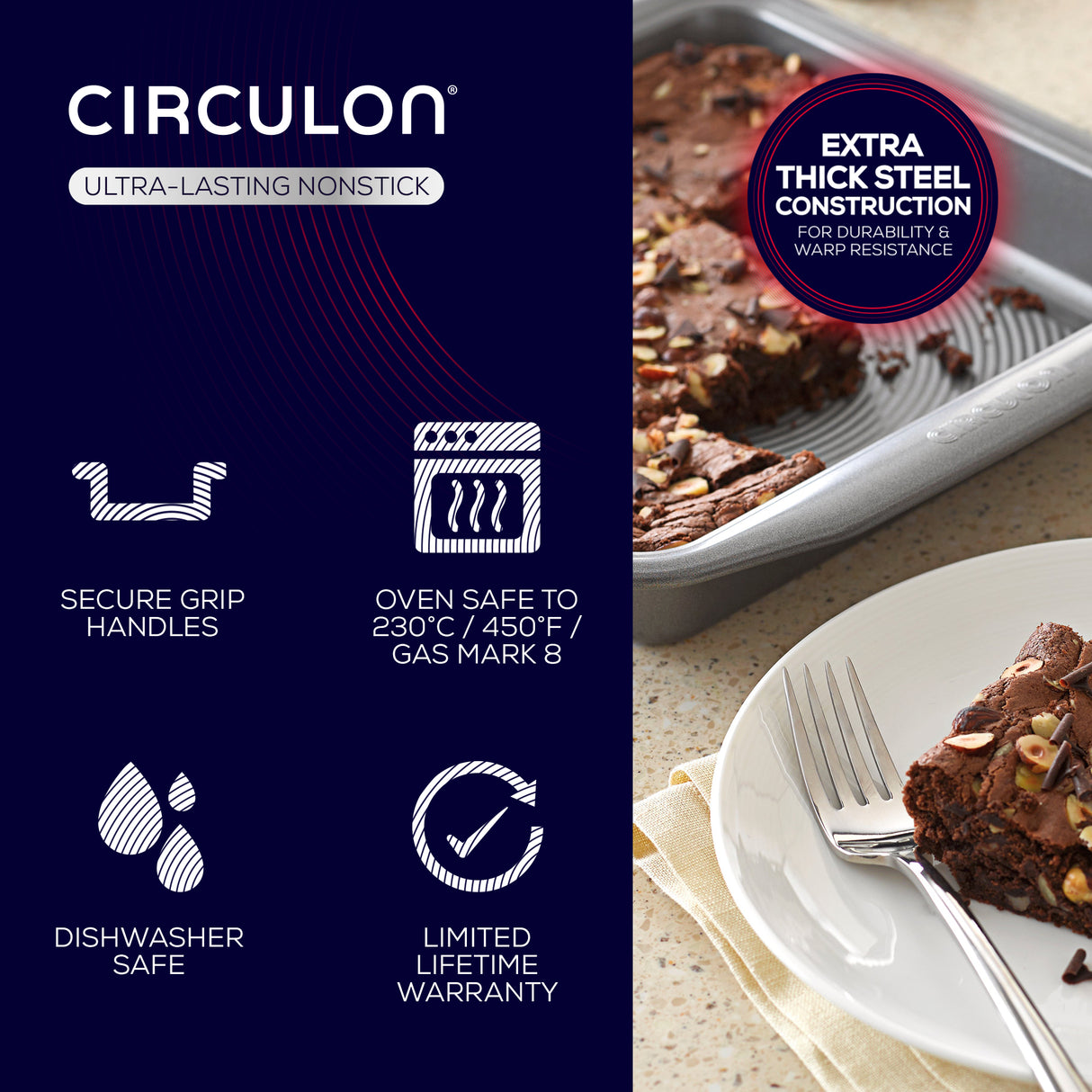 Circulon Momentum Rectangular Cake Tin