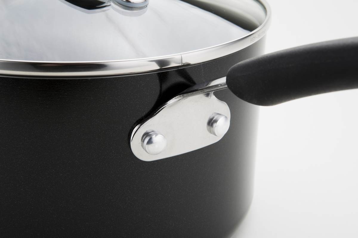 Meyer: Non-Stick Induction Frying Pan, Saucepan & Lid Set - 5 Pieces