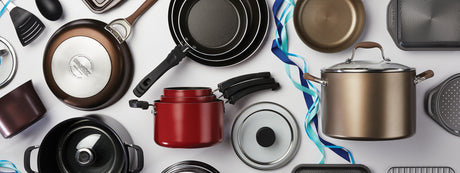 A variety of cookware perfect for Father's Day. 