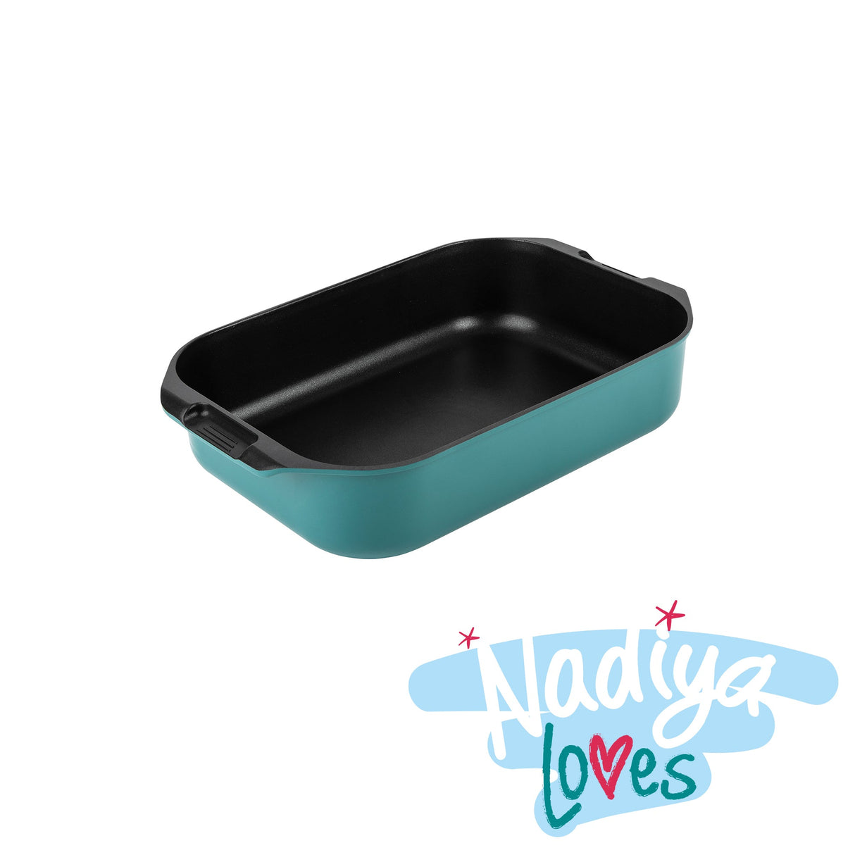 Prestige Nadiya Roaster in Teal Cast Aluminium Non Stick Induction Base Cookware