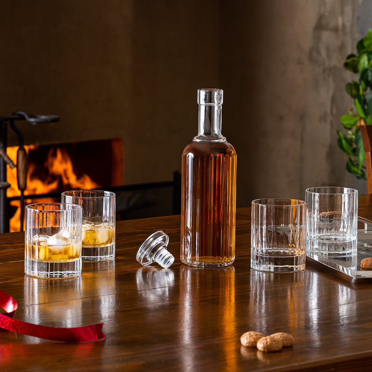 Whiskey glass gift set sales
