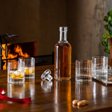 Luigi Bormioli Bach Whisky Set: Decanter and 4 Glasses