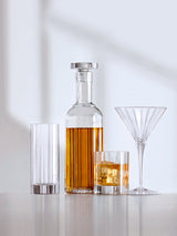 Luigi Bormioli Bach Whisky Set: Decanter and 4 Glasses