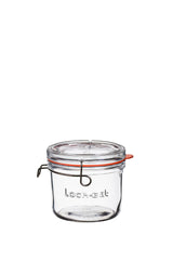 Luigi Bormioli Lock-Eat Jar 500 ml Storage Container Kitchen Glassware - XL