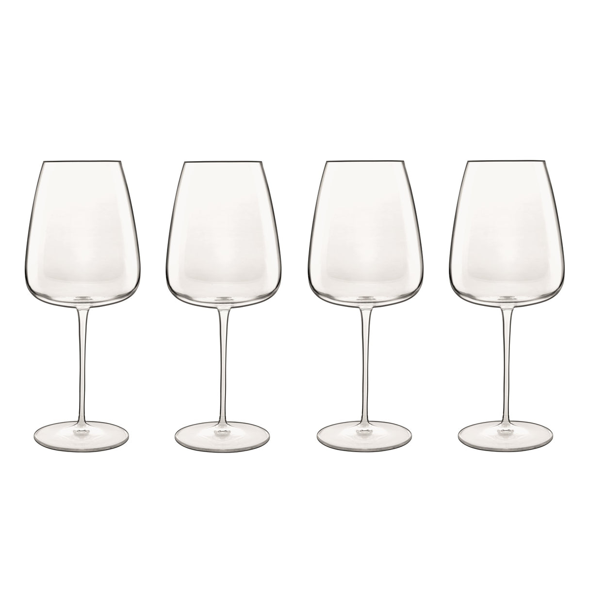 Set of 4 elegant wine glasses