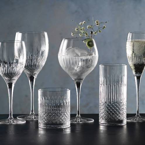 Luigi Bormioli Diamante Gin Glasses, 650ml x 4