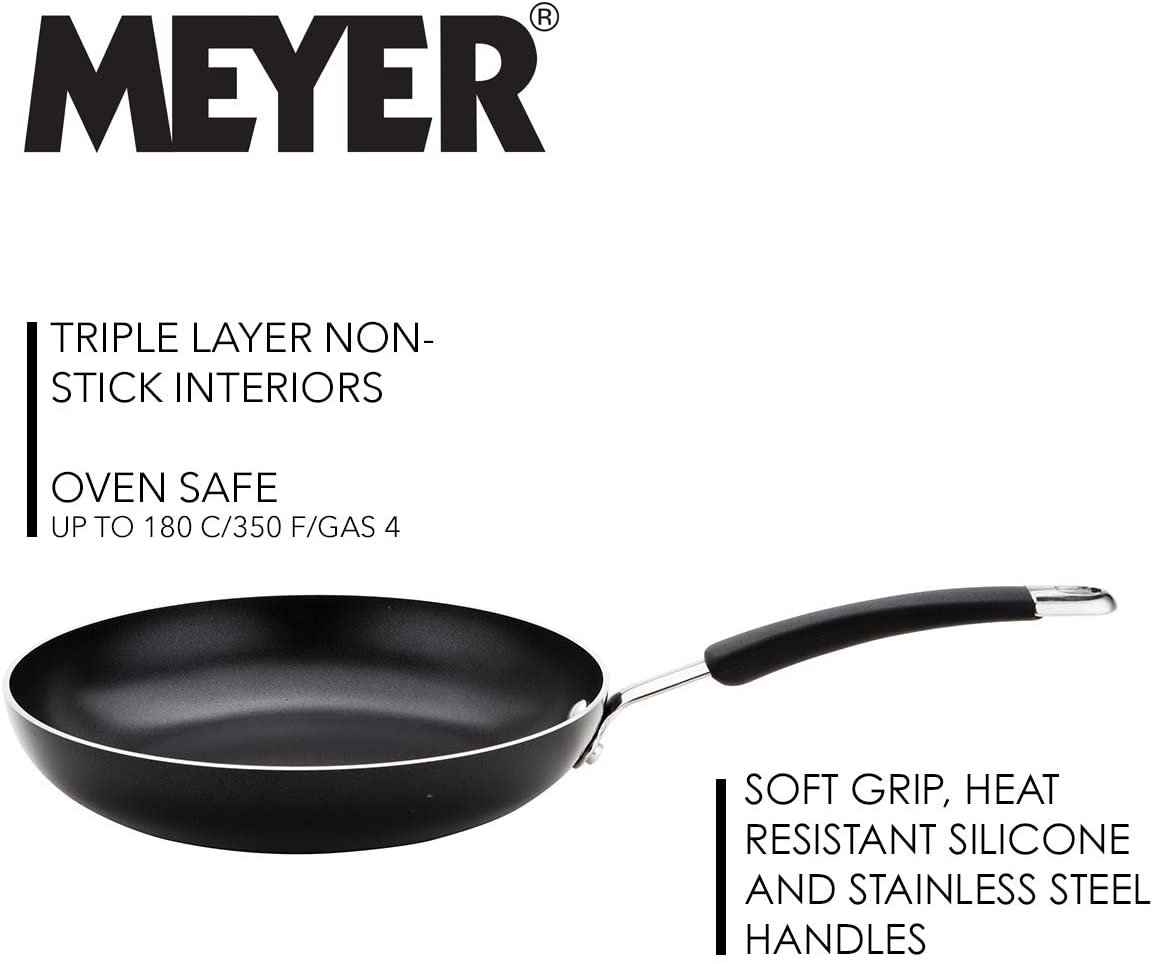 Meyer Frying Pan Set Dishwasher Safe Non Stick Induction Cookware - 20/28 cm