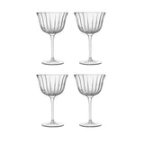 Luigi Bormioli Bach Retro Fizz Cocktail Glasses, 260ml x 4