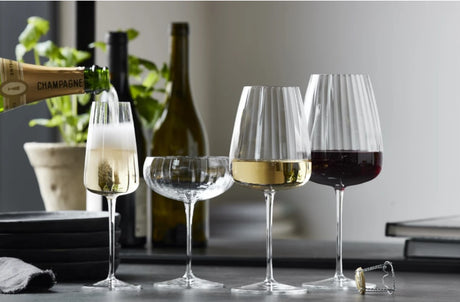 Luigi Bormioli Optica Bordeaux Red Wine Glasses, 700ml x 4