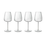 Luigi Bormioli Optica Chardonnay Wine Glasses, 550ml x 4
